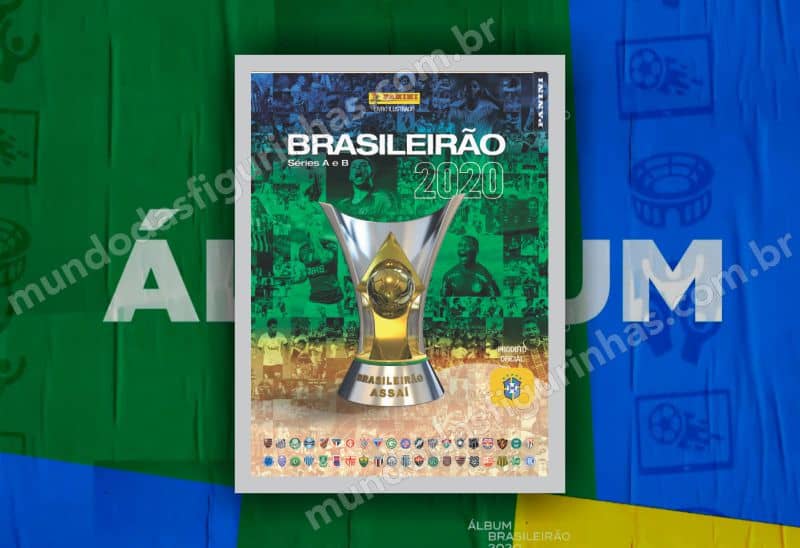 Figurinha 002, com a capa do álbum do Brasileirão 2020.