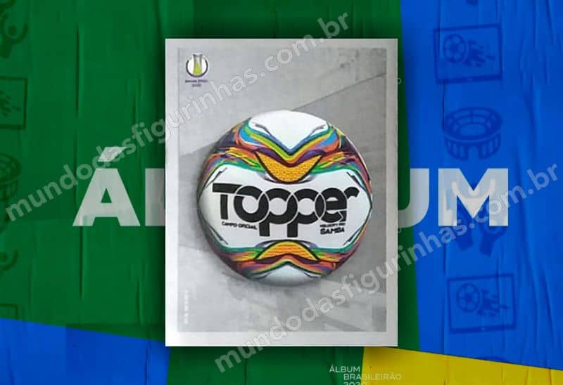 O álbum do Brasileirão 2020 - Figurinha 006, com a bola da Série B.