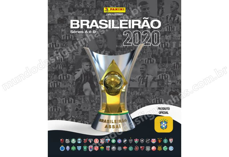Capa do álbum do Brasileirão 2020 personalizada com os jogadores do Galo.
