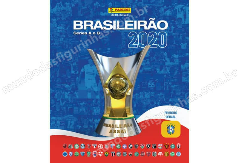 Capa do álbum do Brasileirão 2020 personalizada com os jogadores do Fortaleza.