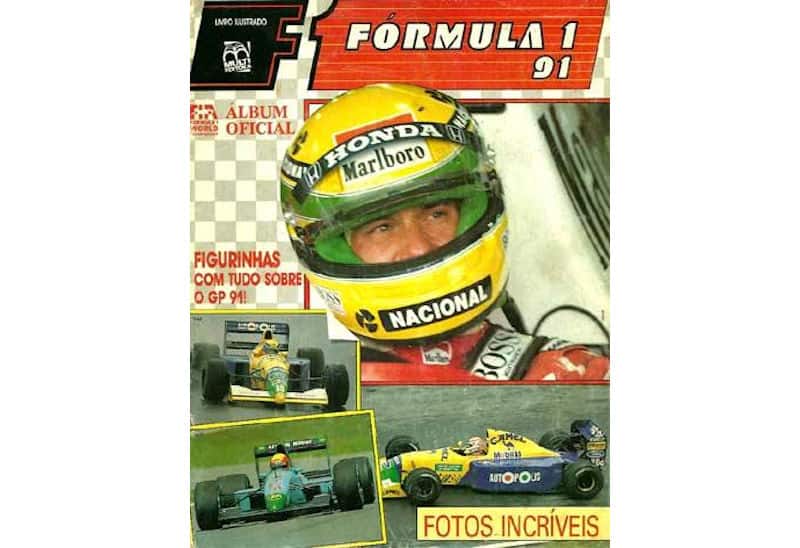 Capa do álbum da Fórmula 1 lançado em 1991.