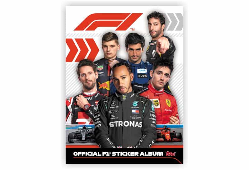 Capa do álbum da Fórmula 1 2020.