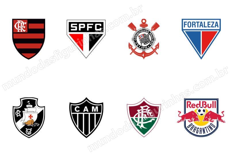 Clubes que não tiveram mudanças no álbum do Brasileirão 2020.