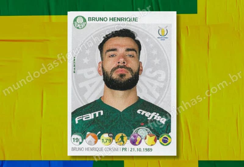 Figurinha nº 47: Bruno Henrique no Palmeiras.