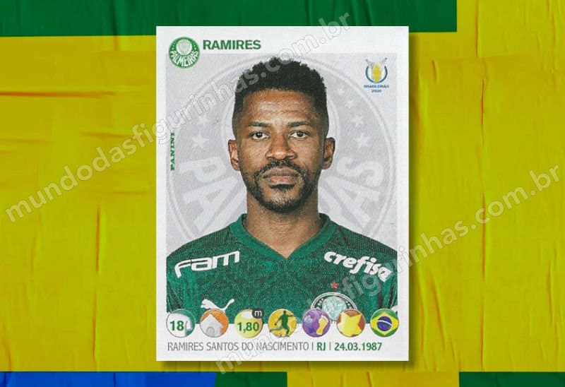 Figurinha nº 53: Ramires no Palmeiras.