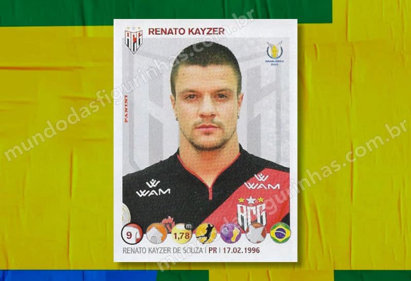Figurinha nº 345: Renato Kayzer no Atlético-GO.