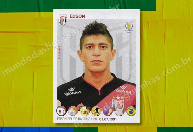 Figurinha nº 336: Edson no Atlético-GO.