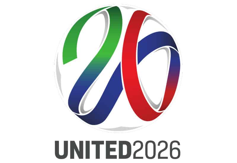 Logotipo da candidatura da Copa 2026.