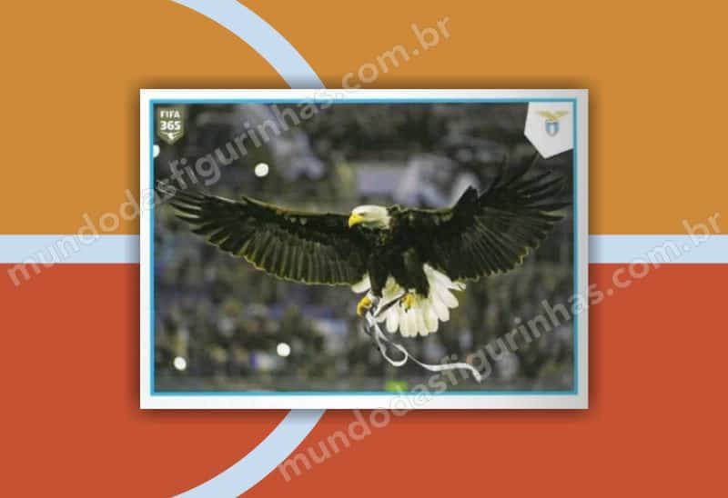Figurinha 246: será que essa águia está voando no estádio?