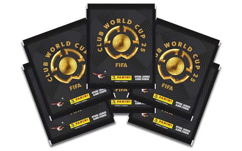 Envelopes de borda preta do Mundial de Clubes 2025.